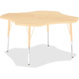 Jonti-Craft Berries Adult Maple Laminate Four-leaf Table