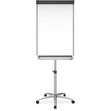 Quartet Prestige 2 Small Magnetic Whiteboard Easel - 24" (2 ft) Width x 36" (3 ft) Height - White Steel Surface - Rectangle - Portable - Magnetic - Marker Tray, Locking Casters, Ghost Resistant, Stain Resistant, Grid Pattern - 1 Each