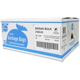 Biosak 2100 Series Extra-Strong Brown Trash Bags - 22.68 kg Capacity - 35" (889 mm) Width x 50" (1270 mm) Length - Brown - 125/Carton - Industrial, Food Waste, Commercial