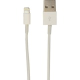 Image of Visiontek Lightning to USB White Charge & Sync .25 meter Cable (900779)