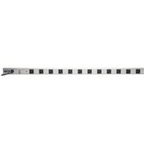 Tripp Lite 12-outlet 36-in. Vertical Power Strip with 6-ft. Cord - NEMA 5-15P - 12 x NEMA 5-15R - 6 ft Cord - 15 A Current - 120 V AC Voltage - 1.80 kW - Rack-mountable