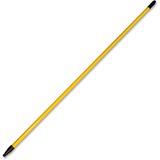 Genuine Joe 60" Extension Handle - 60" (1524 mm) Length - 1" (25.40 mm) Diameter - Yellow - Fiberglass, Nylon - 1 Each