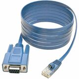 Tripp Lite by Eaton RJ45 to DB9F Cisco Serial Console Port Rollover Cable 6 ft. (1.83 m)