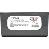 Global Technology Systems HPB51-LI Batteries Gts Battery - For Mobile Printer - Battery Rechargeable - 2500 Mah - 14.80 V - Taa Compliant Hpb51-l Hpb51li 