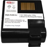 Global Technology Systems HQLN420-LI Batteries Gts Hqln420-li Battery - For Mobile Printer - Battery Rechargeable - Proprietary Battery Size - 5000 Hqln420li 