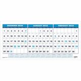 House of Doolittle 3-month Horizontal Wall Calendar