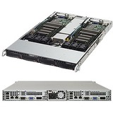 Supermicro SuperServer 6018TR-T Barebone System - 1U Rack-mountable - Intel C612 Express Chipset - 2 Number of Node(s) - Socket R3 (LGA2011-3) - 2 x Processor Support - Black