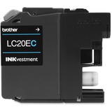Brother Genuine LC20EC INKvestment Super High Yield Cyan Ink Cartridge