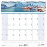 House+of+Doolittle+Coastlines+Monthly+Wall+Calendar