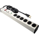 Wiremold Perma Power 6-Outlet Surge Suppressor/Protector - 6 x NEMA 5-15R - 120 V Input - 5.9 ft...