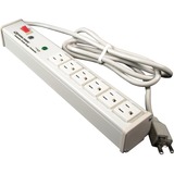 Wiremold Perma Power 6-Outlet Surge Suppressor/Protector - 6 x NEMA 5-15R - 120 V Input - 15.1 ft...