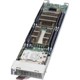 Supermicro MicroBlade MBI-6128R-T2X Barebone System Blade - Intel C612 Express Chipset - Socket LGA 2011-v3 - 2 x Processor Support - Silver Gray