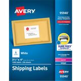 Avery%26reg%3B+Shipping+Labels%2C+Sure+Feed%2C+3-1%2F3%22+x+4%22+%2C+1%2C500+Labels+%2895940%29