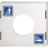 Waste Recycling Lid, 6"H x 18.25"W x 18.25"D