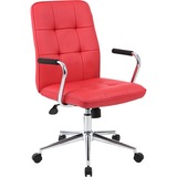 Boss Modern Office Chair with Chrome Arms