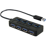 Image of Sabrent 4-Port USB 3.0 Hub With Power Adapter