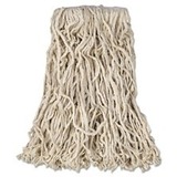 Rubbermaid Commercial Economy Cut-End Cotton Wet-Mop Head - Cotton - 1Each