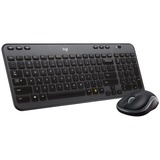 Logitech MK360 Full-size Wireless Scissor Keyboard and Mouse - Black