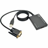 Tripp Lite VGA to HDMI Converter/Adapter with USB Audio and Power, 1080p