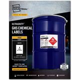 Avery UltraDuty&trade; GHS Chemical Labels8" x 11" , for Laser Printers - 8 1/2" Width x 11" Length - Permanent Adhesive - Rectangle - Laser - White - Film - 1 / Sheet - 50 Total Sheets - 50 Total Label(s) - 50 / Box - Water Resistant