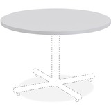 LLR62579 - Lorell Round Invent Tabletop - Light Gray