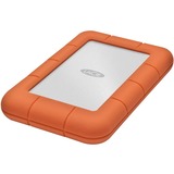 LaCie Rugged Mini LAC9000298 2 TB Portable Hard Drive - External - Orange, Silver