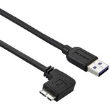 StarTech.com+Slim+Micro+USB+3.0+Cable+-+M%2FM+-+Left-Angle+Micro-USB+-+0.5m+%2820in%29