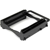 StarTech.com Dual 2.5" SSD/HDD Mounting Bracket for 3.5" Drive Bay - Tool-Less Installation - 2-Drive Adapter Bracket for Desktop Computer - Install two 2.5" solid-state drives or hard drives into a single 3.5" bay in a desktop computer - Tool-free 2-drive adapter bracket - 2-bay 2.5" to 3.5" SATA SSD/HDD Converter Adapter - Supports 2.5in drives 5mm to 12.5 mm in height - SATA I/II/III