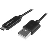 StarTech 1m 3 ft Micro-USB Cable with LED Charging Light - M/M - USB to Micro USB Cable