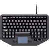 iKey Full Travel Keyboard - Cable Connectivity - USB Interface Emergency Hot Key(s) - TouchPad