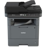 Brother MFC-L5700DW Wireless Laser Multifunction Printer - Monochrome - Copier/Fax/Printer/Scanner - 42 ppm Mono Print - 1200 x 1200 dpi Print - Automatic Duplex Print - Up to 50000 Pages Monthly - 300 sheets Input - Color Scanner - 1200 dpi Optical Scan - Monochrome Fax - Ethernet - Wireless LAN - USB - 1 Each - For Plain Paper Print