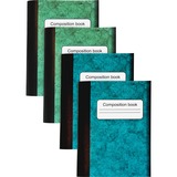 Sparco Composition Books - 80 Sheets - 4.25" (107.95 mm) x 3.25" (82.55 mm) - Multi-colored Cover - Sturdy Cover, Durable - 4 / Pack