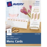 Avery® Textured Menu Cards