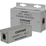 Comnet CNFE1RPT/M Hubs & Repeaters Comnet 10/100 Mbps Ethernet Repeater With 60 W Pass-through Poe - Network (rj-45) - 10/100base-tx -  Cnfe1rptm 