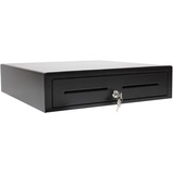 APG Cash Drawer VB320-BL1616 Standard-Duty Cash Drawer, Vasario Series, Multipro 24V, Fixed 5" x 5" Till, 16" x 16" Size, Black