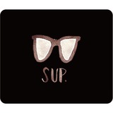 OTM Artist Prints Black Mouse Pad, Sup Dude - Sup Dude - Black - Rubber - Slip Resistant