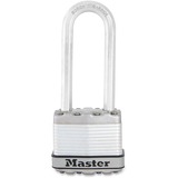 Master M1BLCDLJHC Padlock - Keyed Different - 0.31" (7.94 mm) Shackle Diameter - Chisel Resistant, Pry Resistant, Scratch Resistant, Weather Resistant - Laminated Steel, Stainless Steel, Steel - 1 Each