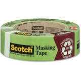 Scotch General Painting Masking Tape - 60.1 yd (55 m) Length x 1.42" (36 mm) Width - Rubber - Paper Backing - 1 Each - Green