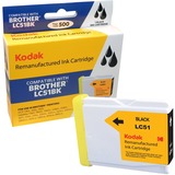 KODAK Remanufactured Ink Cartridge Compatible With Brother LC51 (LC51BK) High-Yield Black