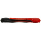 Kensington Duo Gel Keyboard Wrist Rest - 1.50" (38.10 mm) x 5.16" (131.06 mm) x 22.63" (574.80 mm) Dimension - Black, Red - Gel - 1 Pack