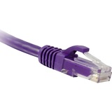 ENET Cat6 Purple 15 Foot Patch Cable with Snagless Molded Boot (UTP) High-Quality Network Patch Cable RJ45 to RJ45 - 15Ft