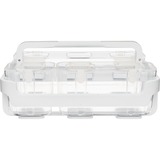 Deflecto Stackable Caddy Organizer - 6.5" Height x 14" Width x 10.5" Depth - White - Plastic - 1 Each