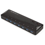 StarTech.com+7-Port+USB+3.0+Hub+plus+Dedicated+Charging+Ports+-+2+x+2.4A+Ports+-+Desktop+USB+Hub+and+Fast-Charging+Station