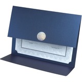 St. James® Certificate Holder - Navy Blue, Silver - 5 / Pack