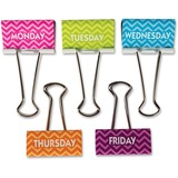 Teacher Created Resources Chevron Large Binder Clips