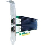 Axiom 10Gbs Dual Port RJ45 PCIe x8 NIC Card for Intel - X540T2, X540-T2