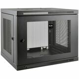 Tripp Lite by Eaton SmartRack 9U Low-Profile Switch-Depth-Plus Wall-Mount Mini Rack Enclosure