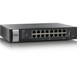 Cisco RV325 Dual WAN VPN Router - 16 Ports - Gigabit Ethernet - Desktop Lifetime Warranty