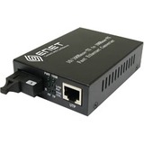 ENET 1x 10/100/1000Base-T Power Over Ethernet (PoE) RJ45 to 1x Duplex SC 1000Base-FX Gigab