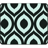 OTM Classic Prints Black Mouse Pad, Elm Frost Green